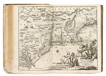 (AMERICA.) Arnoldus Montanus; and Olfert Dapper, translator. Die Unbekante Neue Welt oder Beschreibung des Welt-teils Amerika.